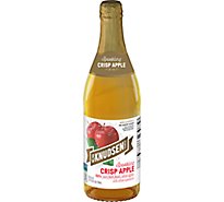 R.W. Knudsen Family Sparkling Crisp Apple Cider Non Alcoholic Juice - 25.4 Oz