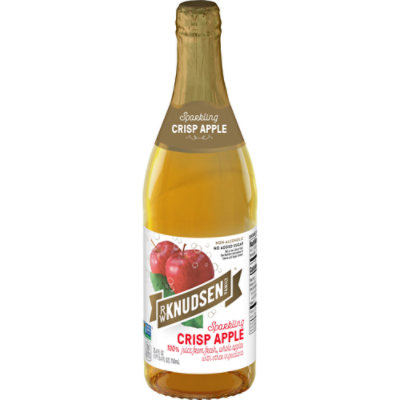 R.W. Knudsen Family Sparkling Crisp Apple Cider Non Alcoholic Juice - 25.4 Oz - Image 1