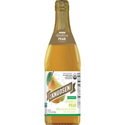 R.W. Knudsen Family Sparkling Organic Pear Non Alcoholic Juice - 25.4 Oz - Image 1