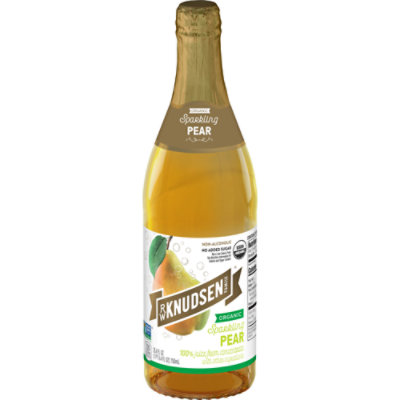 R.W. Knudsen Family Sparkling Organic Pear Non Alcoholic Juice - 25.4 Oz - Image 1