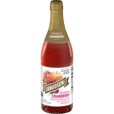 R.W. Knudsen Family Sparkling Cranberry Non Alcoholic Juice Blend - 25.4 Oz - Image 2