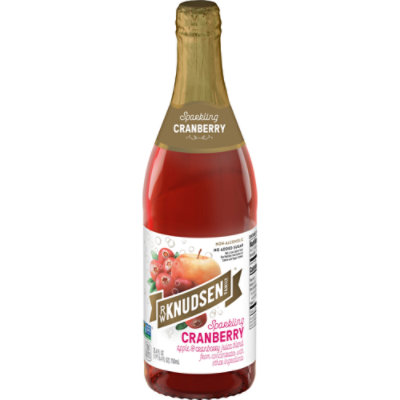 R.W. Knudsen Family Sparkling Cranberry Non Alcoholic Juice Blend - 25.4 Oz - Image 1
