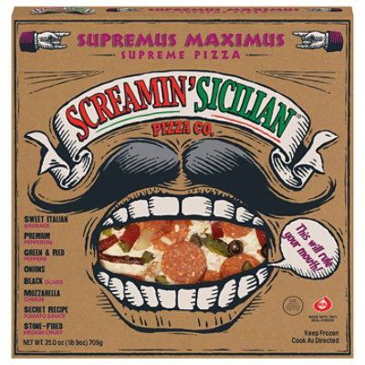 Screamin Sicilian Pizza Supremus Maximus Supreme Frozen - 25 Oz - Image 3