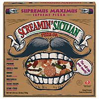 Screamin Sicilian Pizza Supremus Maximus Supreme Frozen - 25 Oz - Image 2
