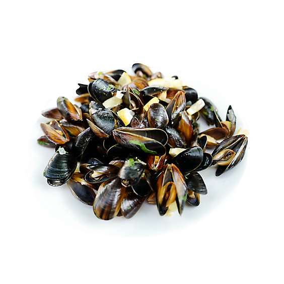 Seafood Counter Mussel Black Pei Live - 1.00 LB