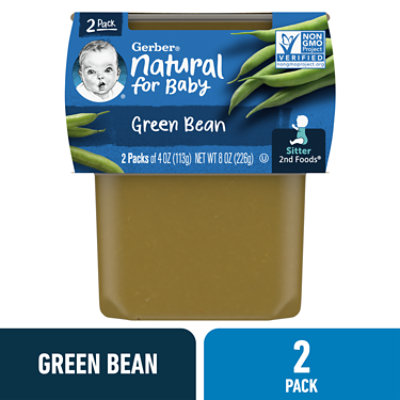 Gerber 2nd Foods Baby Food Green Beans - 2-4 Oz - Pavilions