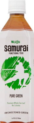 NOYU Samurai Green Tea Pure Unsweetened - 16.9 Fl. Oz.