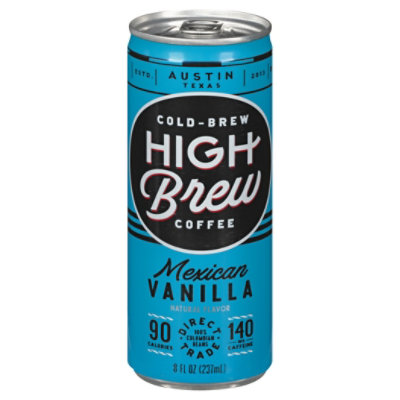 High Brew Coffee Cold-Brew Mexican Vanilla - 8 Fl. Oz. - Image 3