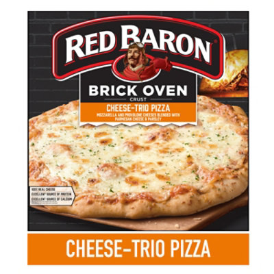 Red Baron Pizza Brick Oven Crust Cheese Trio - 17.82 Oz