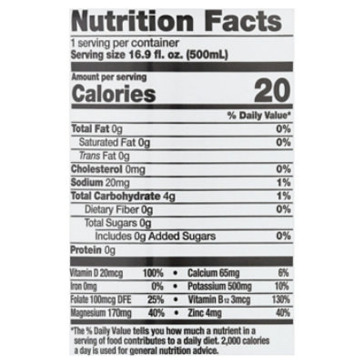 vitaminwater Tea Beverage Nutrient Enhanced Vital T Lemon Iced Tea - 20 Fl. Oz. - Image 4