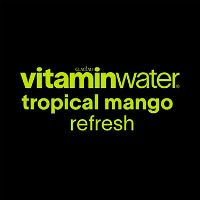 vitaminwater Water Beverage Nutrient Enhanced Refresh Tropical Mango - 20 Fl. Oz. - Image 2