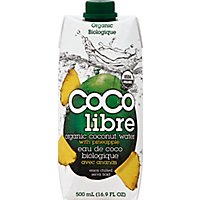 coco libre Coconut Water Organic with Pineapple - 16.9 Fl. Oz. - Image 1