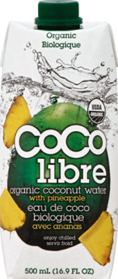 coco libre Coconut Water Organic with Pineapple - 16.9 Fl. Oz. - Image 2