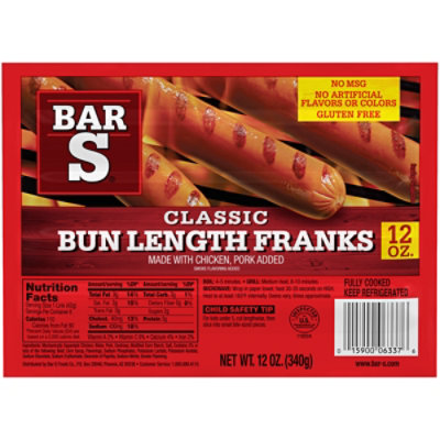 Bar-S Franks Bun Length Classic - 12 Oz - Image 3