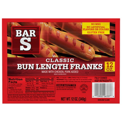 Kosher A & H Beef Mini Hot Dogs 12 oz