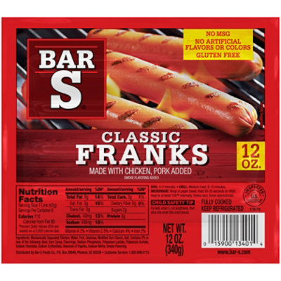 Bar-S Franks - 12 Oz - Image 2