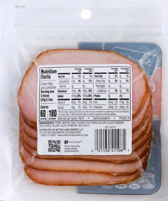 Signature SELECT Bacon Uncured Canadian - 5 Oz - Image 3