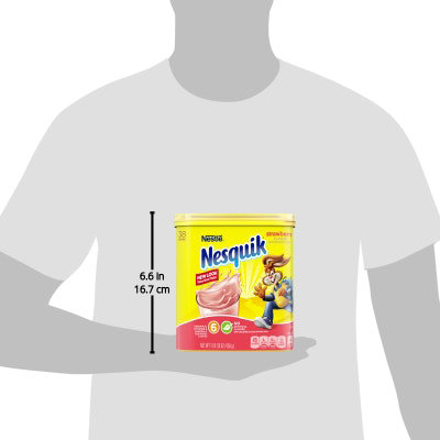 Nesquik Powder Drink Mix Strawberry Flavor Limited Edition Marvel Age of Ultron - 16 Oz - Image 5