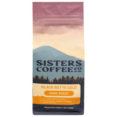 Sisters Coffee Coffee Dark Roast Black Butte Gold  - 12 Oz - Image 2