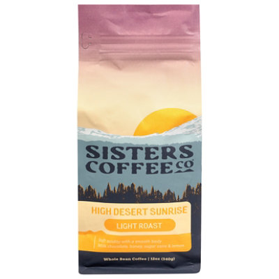 Sisters Coffee Coffee Light Roast High Desert Sunrise - 12 Oz