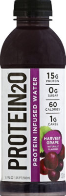 Protein2o Protein Infused Water Harvest Grape - 16.9 Fl. Oz. - Image 2