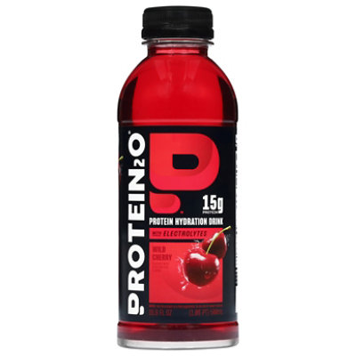 Protein 2O Wild Cherry Protein Hydration Drink - 16.9 Fl. Oz. - Image 1
