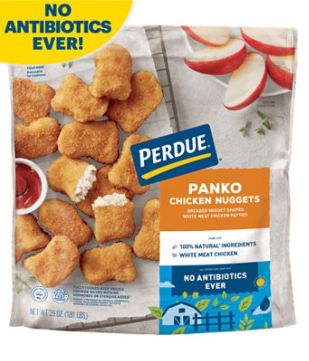 PERDUE Panko Breaded Chicken Breast Nuggets Fully Cooked Frozen Meal - 20 Oz - Image 1