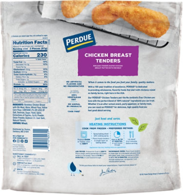 PERDUE Breaded Chicken Breast Tenders No Antibiotics Ever Frozen Fully Cooked Sealed Bag - 29 Oz - Image 6