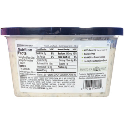 Litehouse Opadipity Dip Yogurt Greek Creamy Ranch - 12 Oz - Image 6