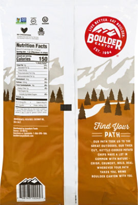 Boulder Canyon Authentic Foods Potato Chips Kettle Cooked Coconut Oil Sea Salt - 5.25 Oz - Image 6