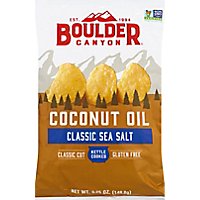 Boulder Canyon Authentic Foods Potato Chips Kettle Cooked Coconut Oil Sea Salt - 5.25 Oz - Image 2
