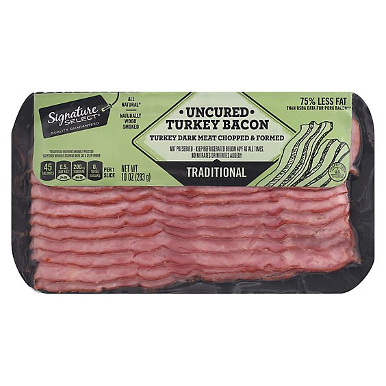 Signature SELECT Bacon Uncured Turkey - 10 Oz