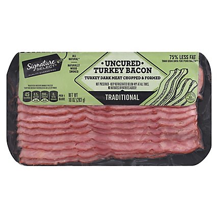 Signature SELECT Bacon Uncured Turkey - 10 Oz - Image 1