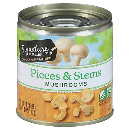 Signature SELECT Mushrooms Pieces & Stems - 7 Oz - Image 3