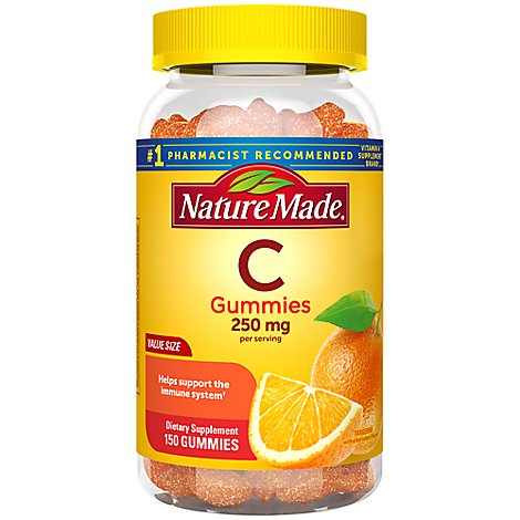 Nature Made Adult Gummies Vitamin C Tangerine - 150 Count