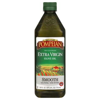 Pompeian Olive Oil Extra Virgin Smooth - 24 Fl. Oz. - Image 2
