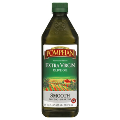 Pompeian Olive Oil Extra Virgin Smooth - 24 Fl. Oz.
