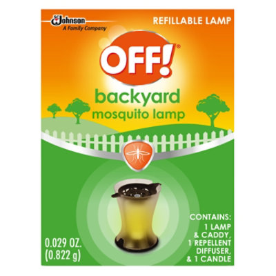 OFF! Repels Mosquitoes Up To 10X10 Feet Backyard Mosquito Repellent Lamp & Caddy - 0.02 Oz - Image 2