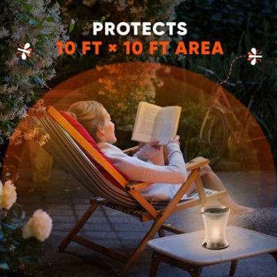 OFF! Repels Mosquitoes Up To 10X10 Feet Backyard Mosquito Repellent Lamp & Caddy - 0.02 Oz - Image 5