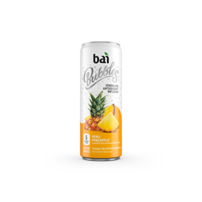 bai Bubbles Antioxidant Infusion Beverage Sparkling Peru Pineapple - 11.5 Fl. Oz.