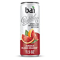Bai Bubbles Water Sparkling Antioxidant Infusion Jamaica Blood Orange - 11.5 Fl. Oz. - Image 1