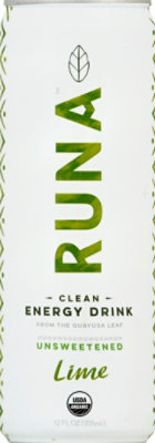 Runa Organic Clean Energy Drink Lime Twist - 12 Fl. Oz. - Image 2