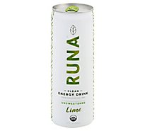 Runa Organic Clean Energy Drink Lime Twist - 12 Fl. Oz.