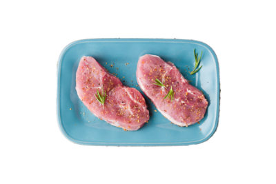 Pork Chops Boneless Seasoned - 1 Lb