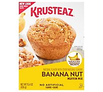 Krusteaz Supreme Muffin Mix Banana Nut - 15.4 Oz