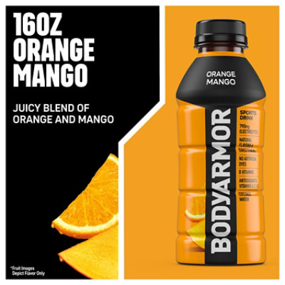 BODYARMOR Orange Mango Sports Drink - 16 Fl. Oz. - Image 3