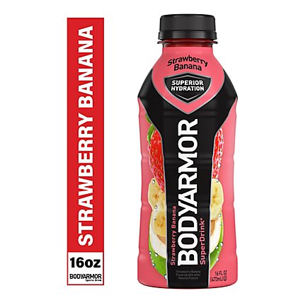 BODYARMOR SuperDrink Sports Drink Strawberry Banana - 16 Fl. Oz. - Image 2