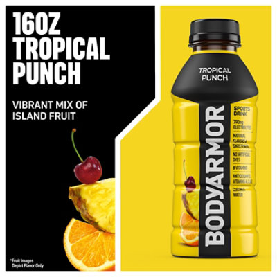 BODYARMOR Tropical Punch Sports Drink - 16 Fl. Oz. - Image 3