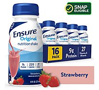 Ensure Original Nutrition Shake Ready To Drink Strawberry - 16-8 Fl. Oz.