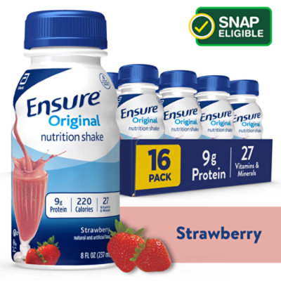 Ensure Original Nutrition Shake Ready To Drink Strawberry - 16-8 Fl. Oz.